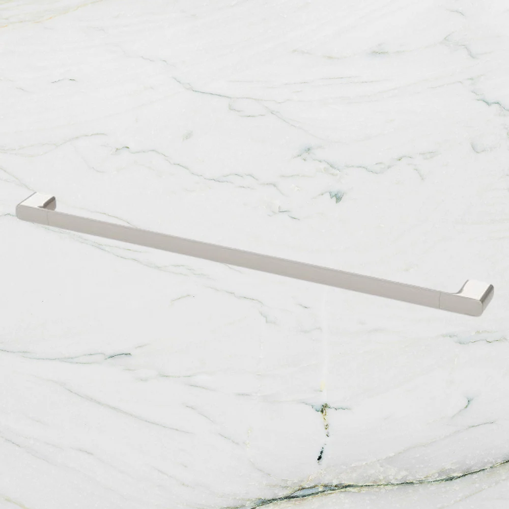 Phoenix Nuage Single Towel Rail 800mm Brushed Nickel - Image 2