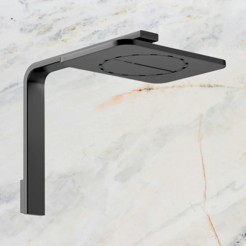 Phoenix NX Orli Shower Arm & Rose Matte Black - Image 2