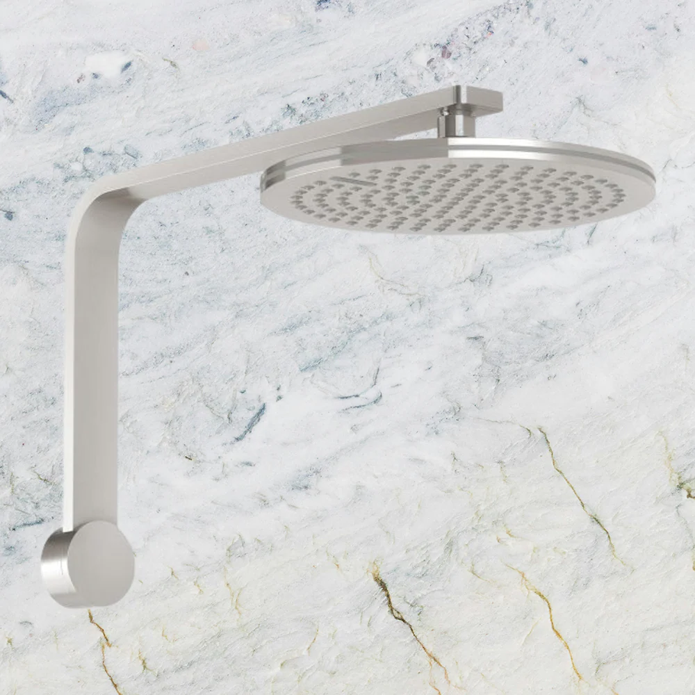 Phoenix NX Quil Shower Arm & Rose Brushed Nickel - Image 2