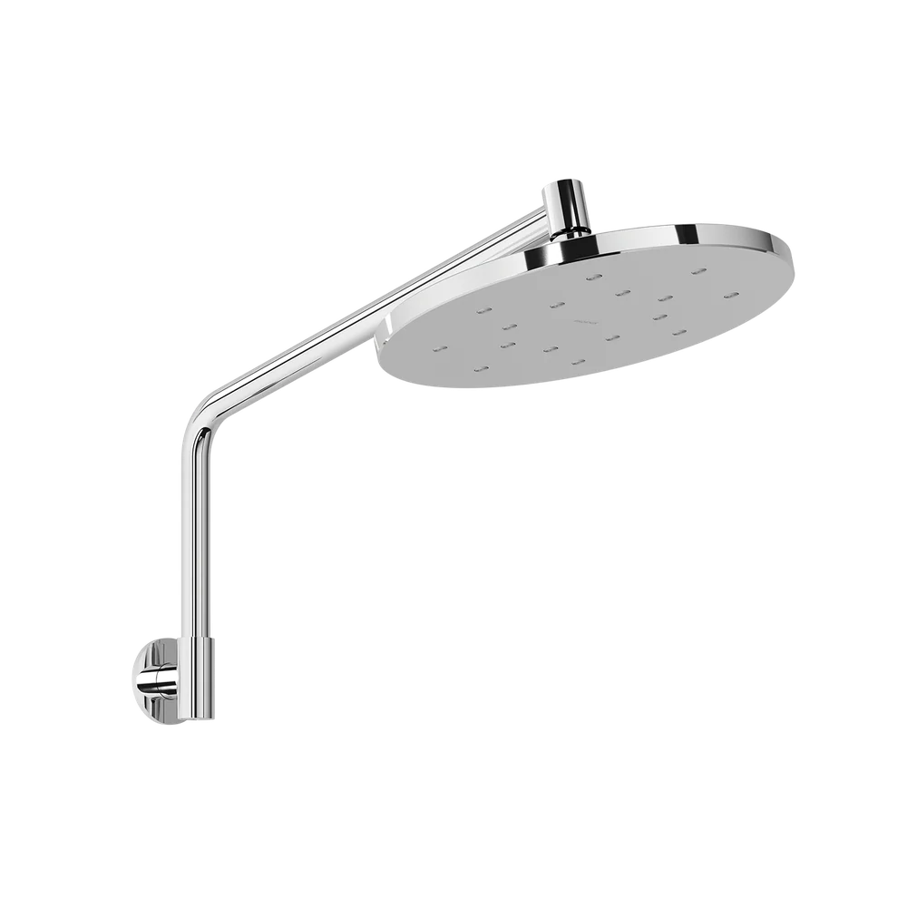 Phoenix Ormond High-Rise Shower Arm & Rose Chrome