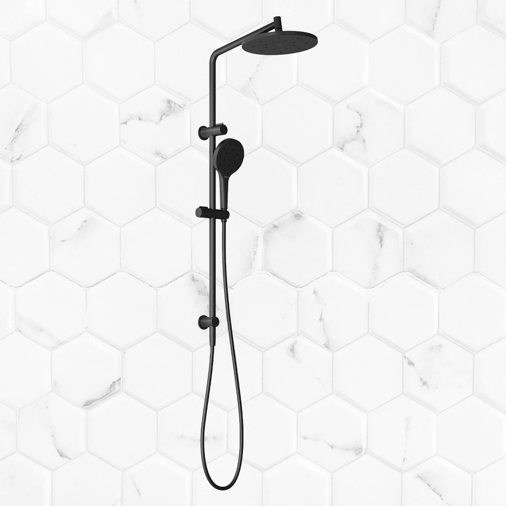 Phoenix Ormond Twin Shower 4 Star Matte Black - Image 2