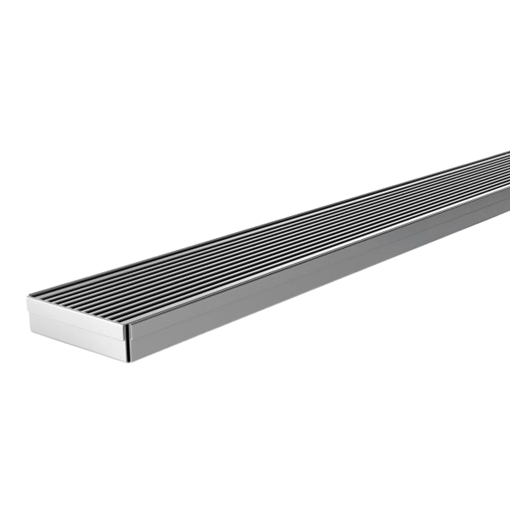 Phoenix Flat Channel Drain HG 75 x 750mm Outlet 65mm Stainless Steel - Image 3