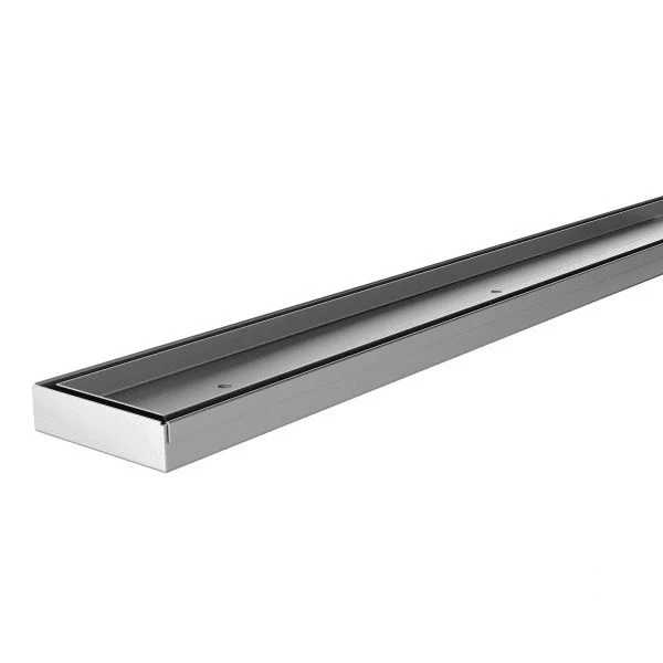 Phoenix Flat Channel Drain TI 75 x 1200mm Outlet 65mm Stainless Steel