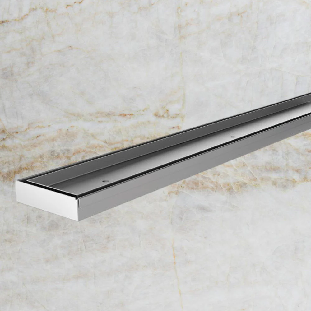 Phoenix Flat Channel Drain TI 75 x 1200mm Outlet 65mm Stainless Steel - Image 2