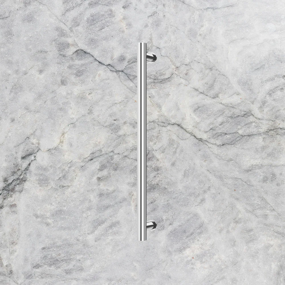 Phoenix Heated Towel Rail Round 600mm Chrome - Image 2