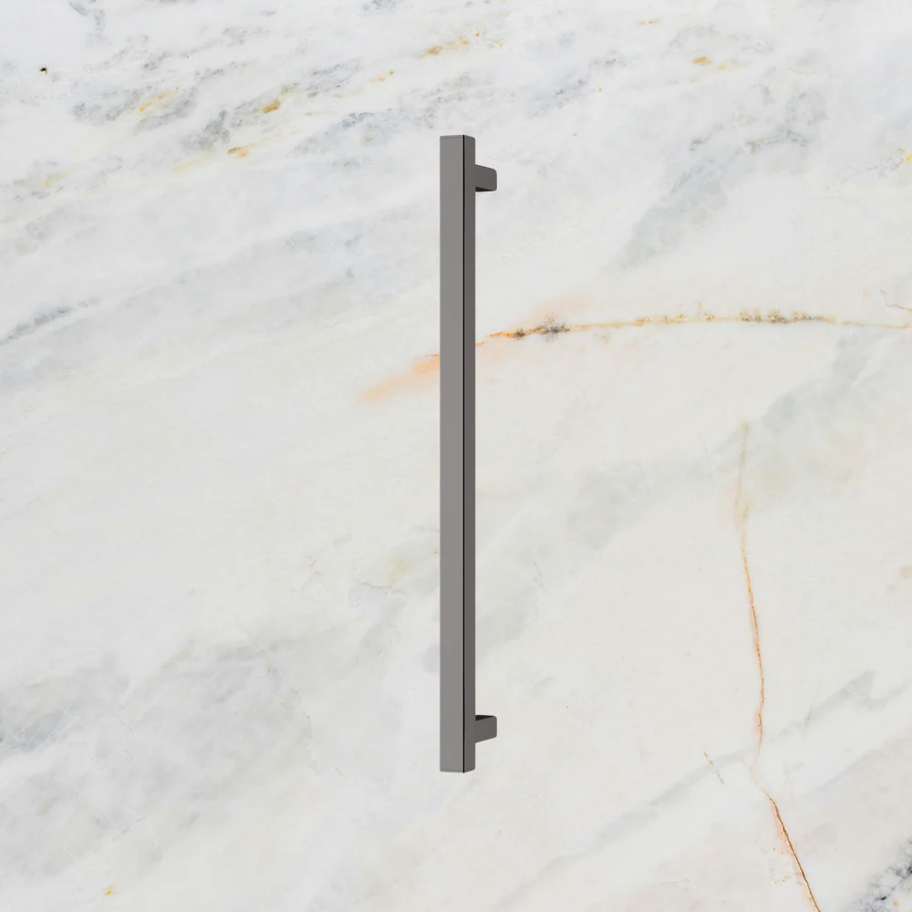 Phoenix Heated Towel Rail Square 600mm Brushed Carbon - Image 2