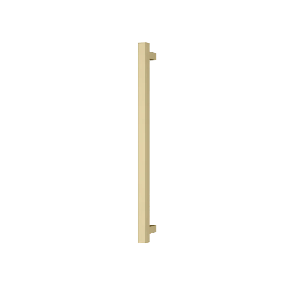 Phoenix Heated Towel Rail Square 600mm Brushed Gold