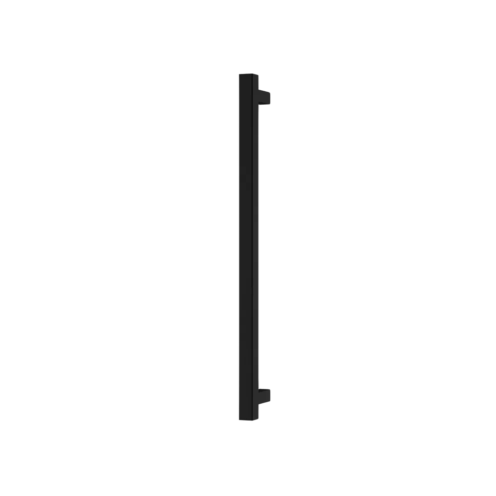 Phoenix Heated Towel Rail Square 600mm Matte Black