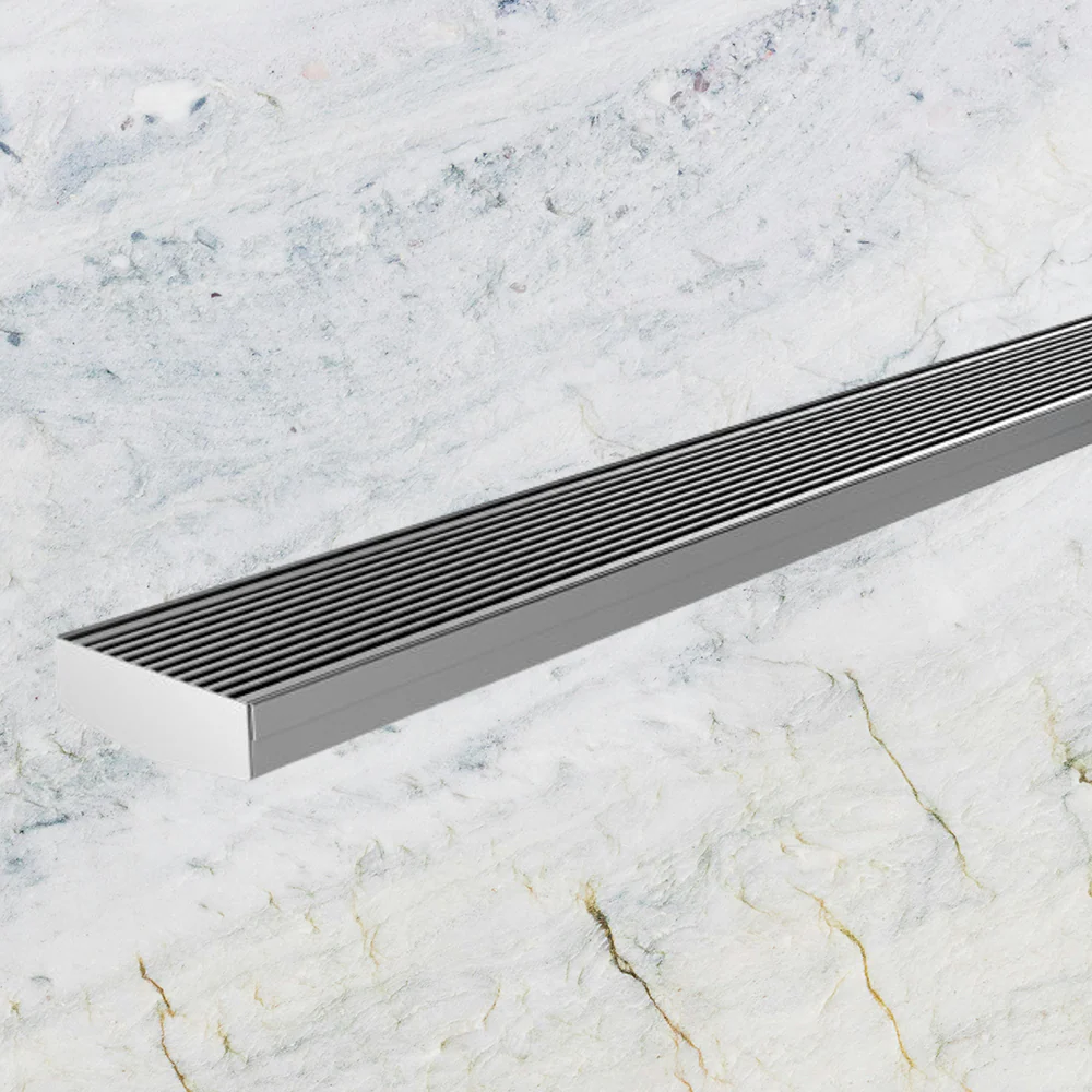 Phoenix V Channel Drain HG 75 x 750mm Outlet 45mm Stainless Steel - Image 2