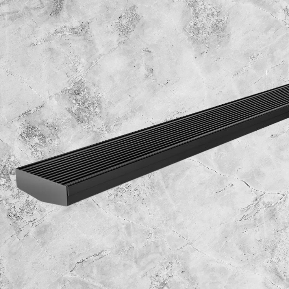 Phoenix V Channel Drain HG 75 x 750mm Outlet 65mm Matte Black - Image 2