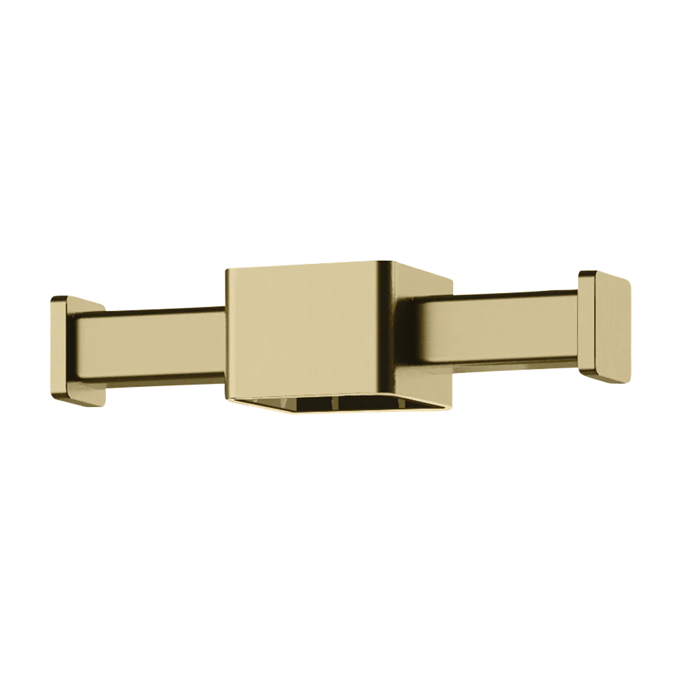Phoenix Vertical Rail Hook Square Brushed Gold - Image 3