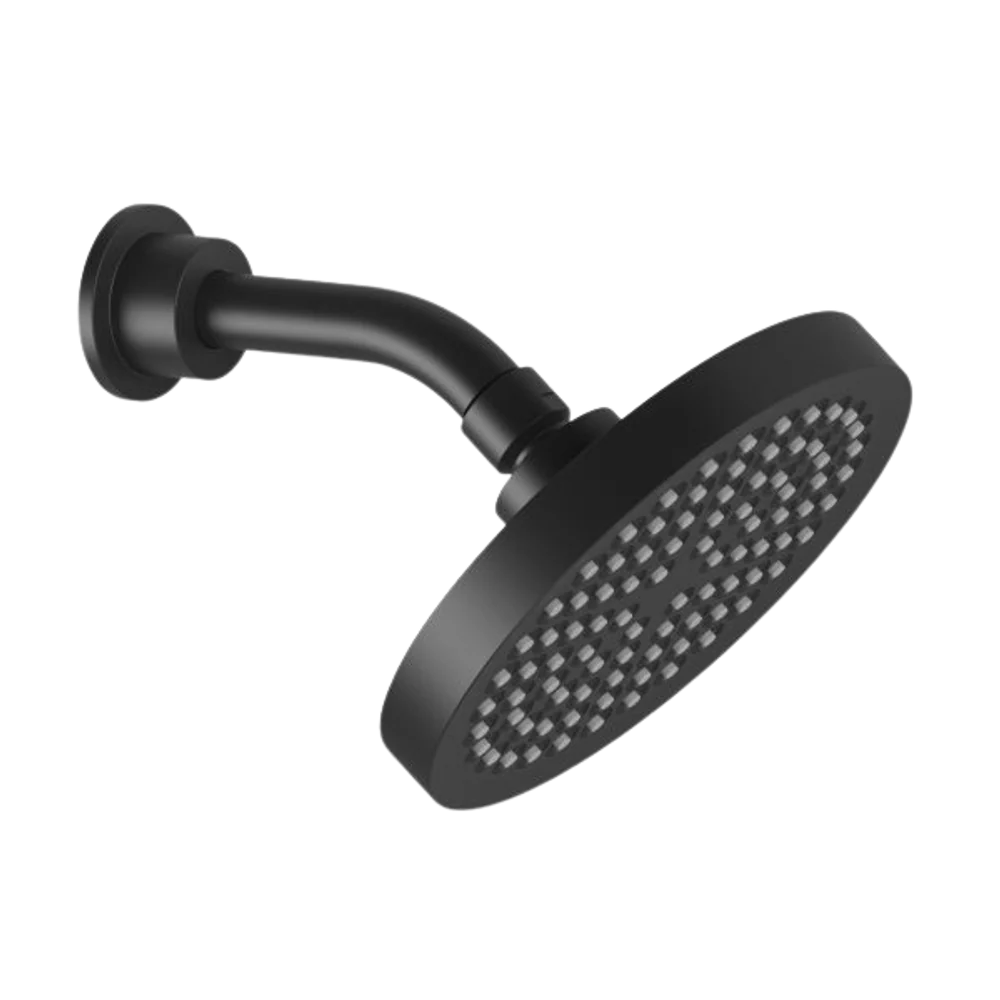 Phoenix Pina Shower Arm & 150mm Round Rose Matte Black - Image 3