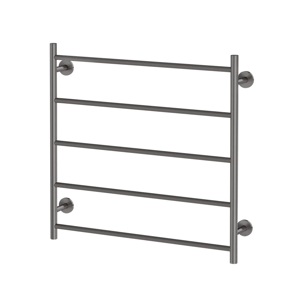 Phoenix Radii Heated Towel Ladder 750mm x 740mm Brushed Carbon - Image 3