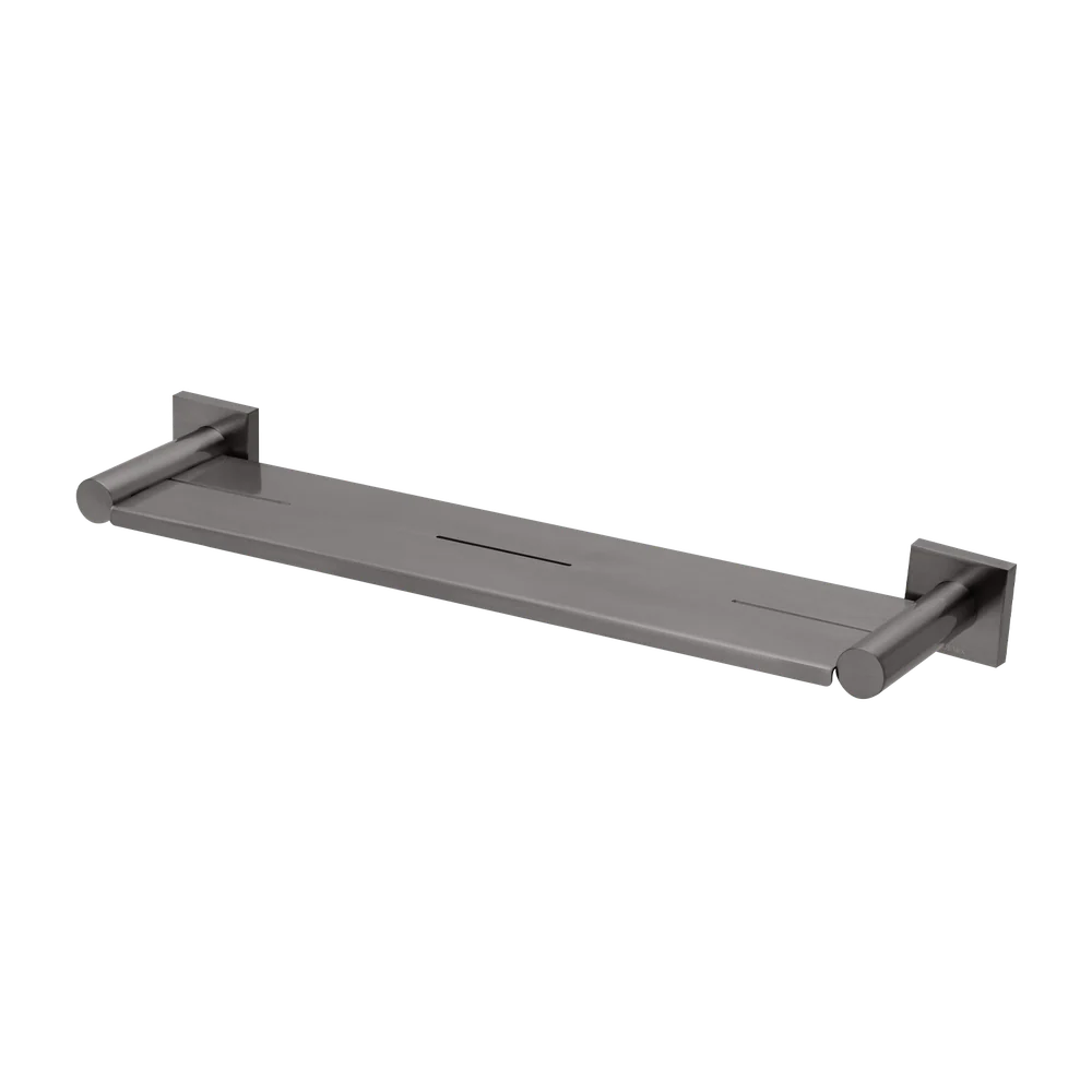 Phoenix Radii Metal Shelf Square Plate Brushed Carbon - Image 3