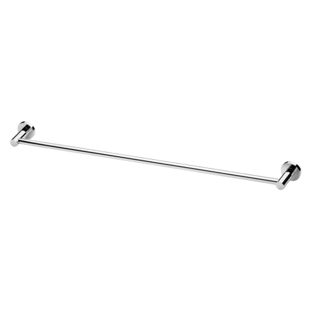 Phoenix Radii Single Towel Rail 800mm Round Plate Chrome - Image 3