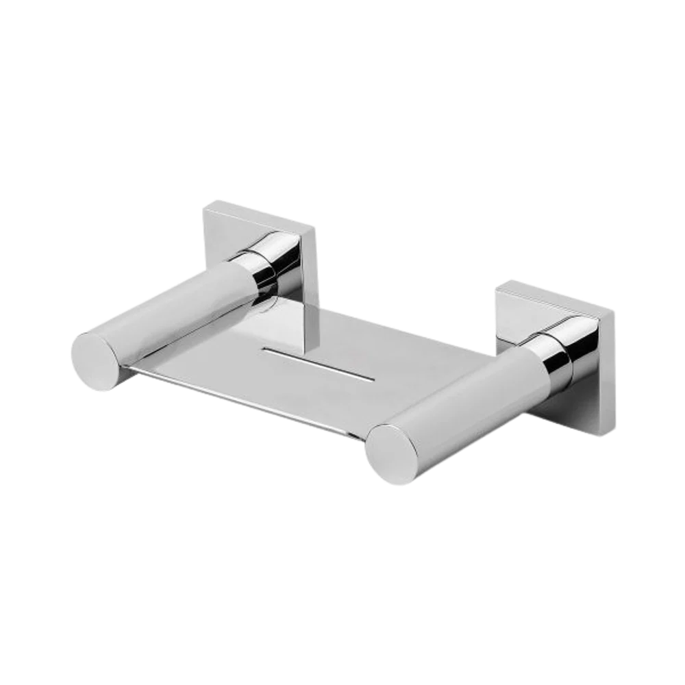Phoenix Radii Soap Dish Square Plate Chrome - Image 3