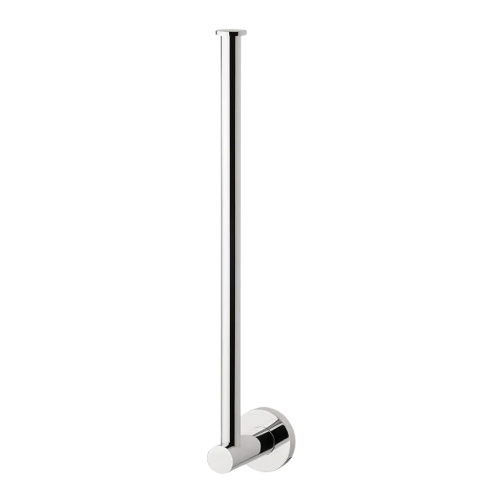 Phoenix Radii Spare Toilet Roll Holder Round Plate Chrome - Image 3