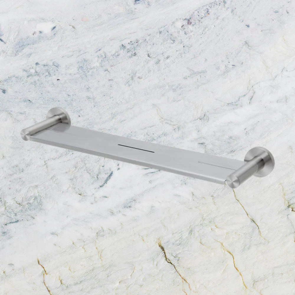 Phoenix Radii SS 316 Shower Shelf Round Plate Stainless Steel - Image 2
