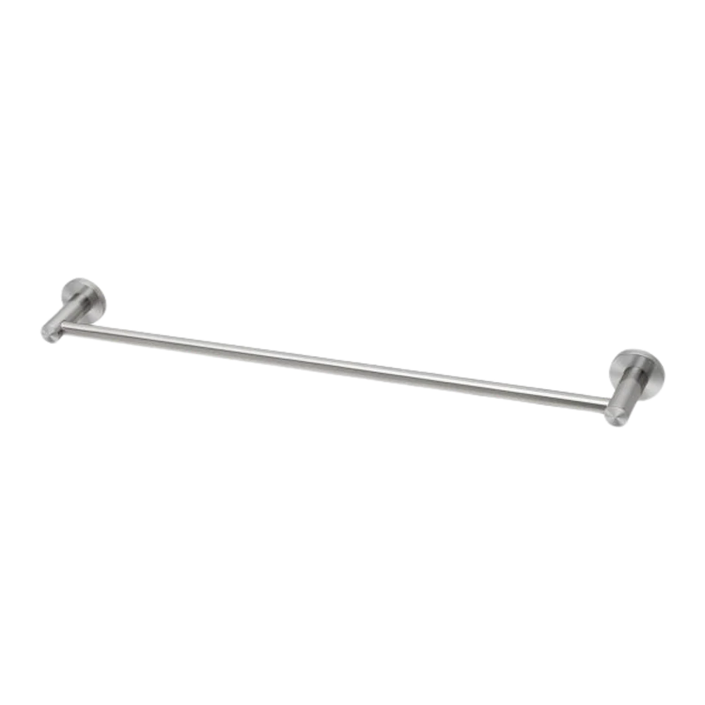 Phoenix Radii SS 316 Single Towel Rail Round Plate 600mm Stainless Steel - Image 3