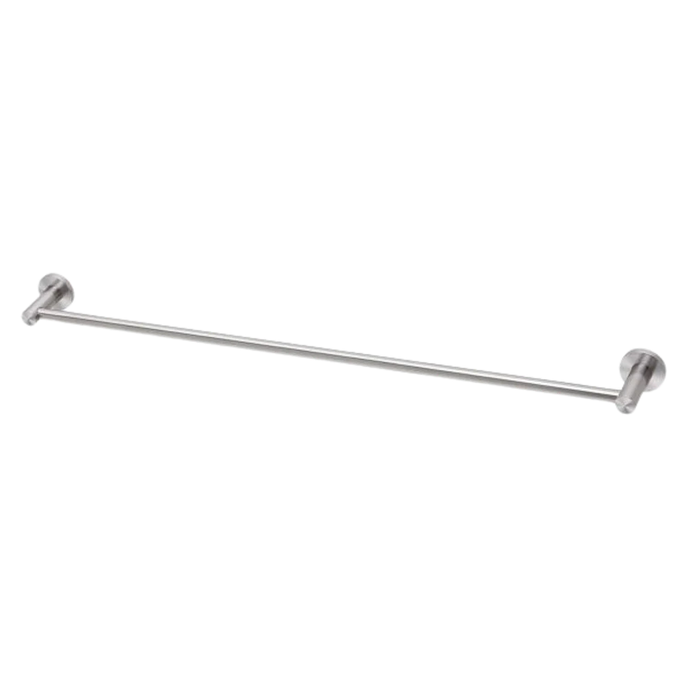 Phoenix Radii SS 316 Single Towel Rail Round Plate 800mm Stainless Steel - Image 3