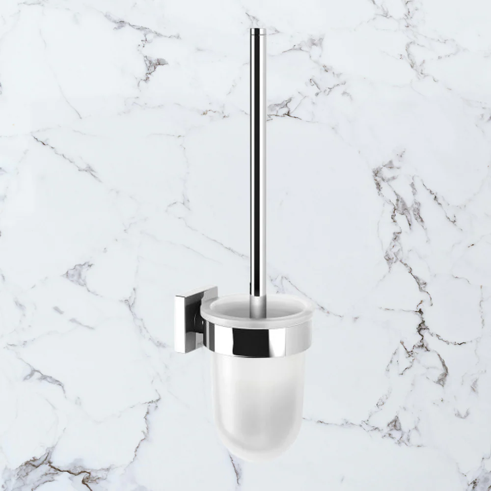 Phoenix Radii Toilet Brush & Holder Square Chrome - Image 2