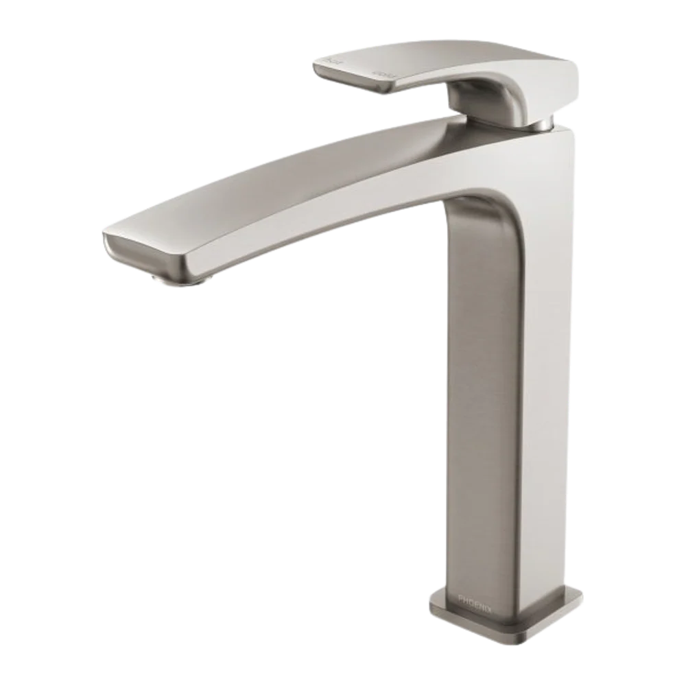 Phoenix Rush Sink Mixer 190mm Brushed Nickel - Image 3