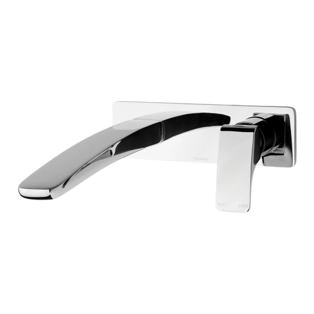Phoenix Rush Wall Bath Mixer Set 230mm Chrome