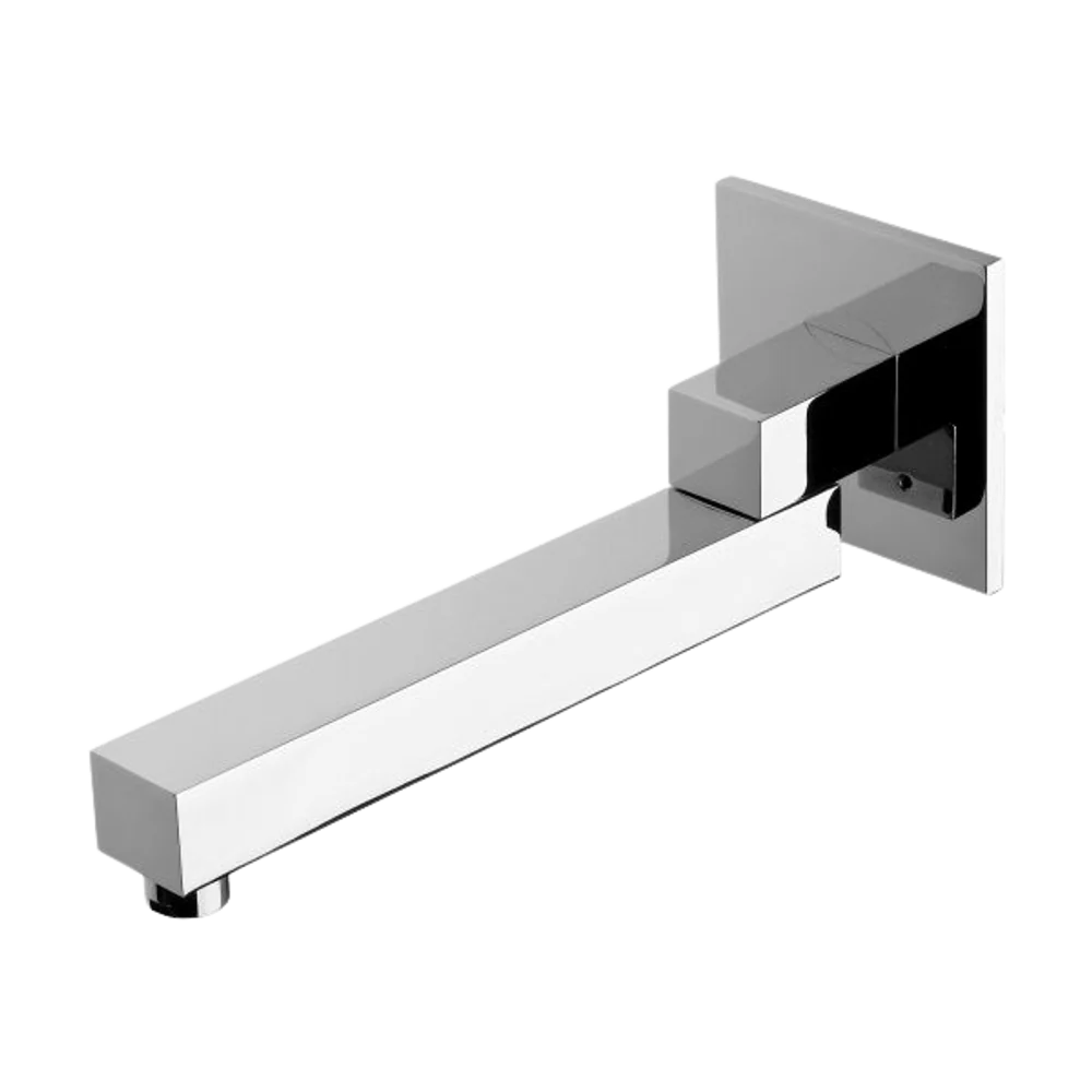 Phoenix Swivel Bath Outlet Squareline 200mm Chrome