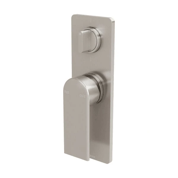 Phoenix Teel Shower / Bath Diverter Mixer Brushed Nickel