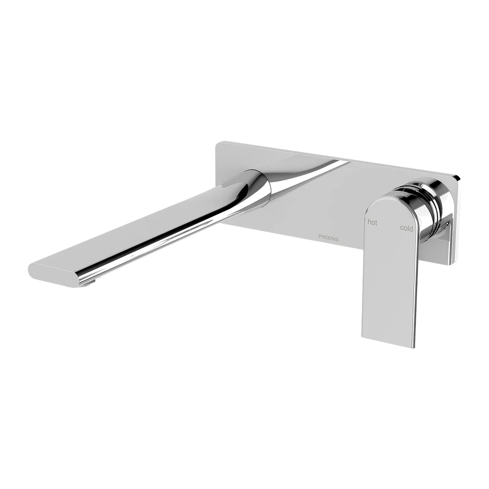 Phoenix Teel SwitchMix Wall Basin / Bath Mixer Set 200mm Chrome (Complete Kit) - Image 3