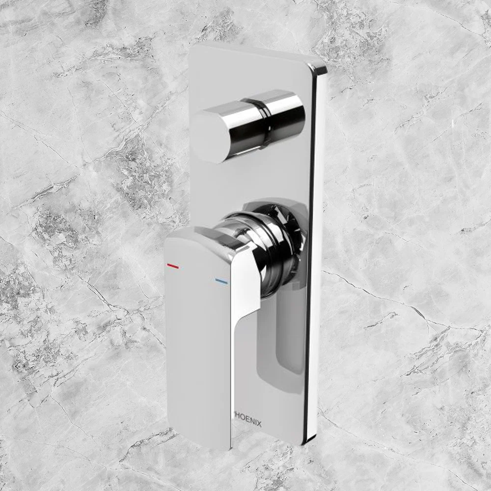 Phoenix Teva Shower / Bath Diverter Mixer (Trim Kit Only) Chrome - Image 2