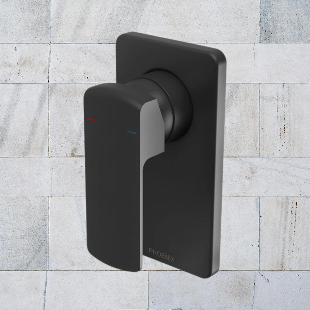 Phoenix Teva Shower / Wall Mixer (Trim Kit Only) Matte Black - Image 2