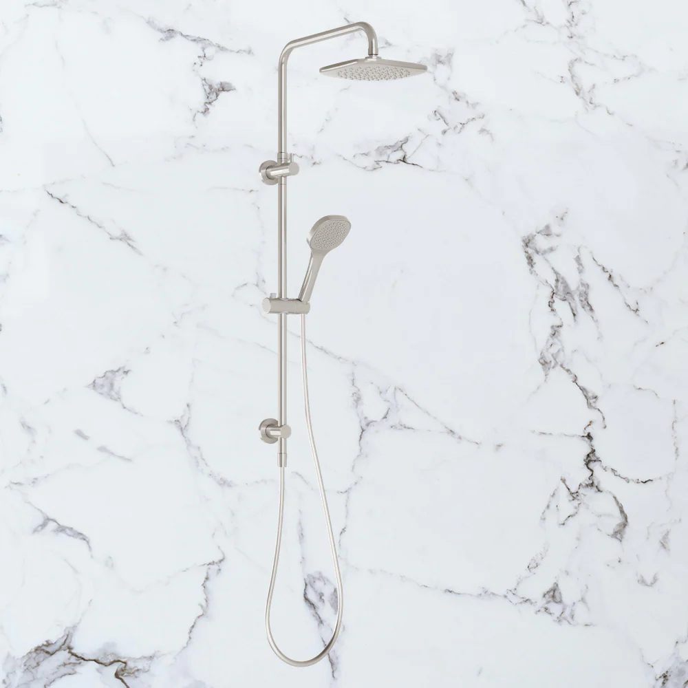 Phoenix Teva Twin Shower  Brushed Nickel - Image 2