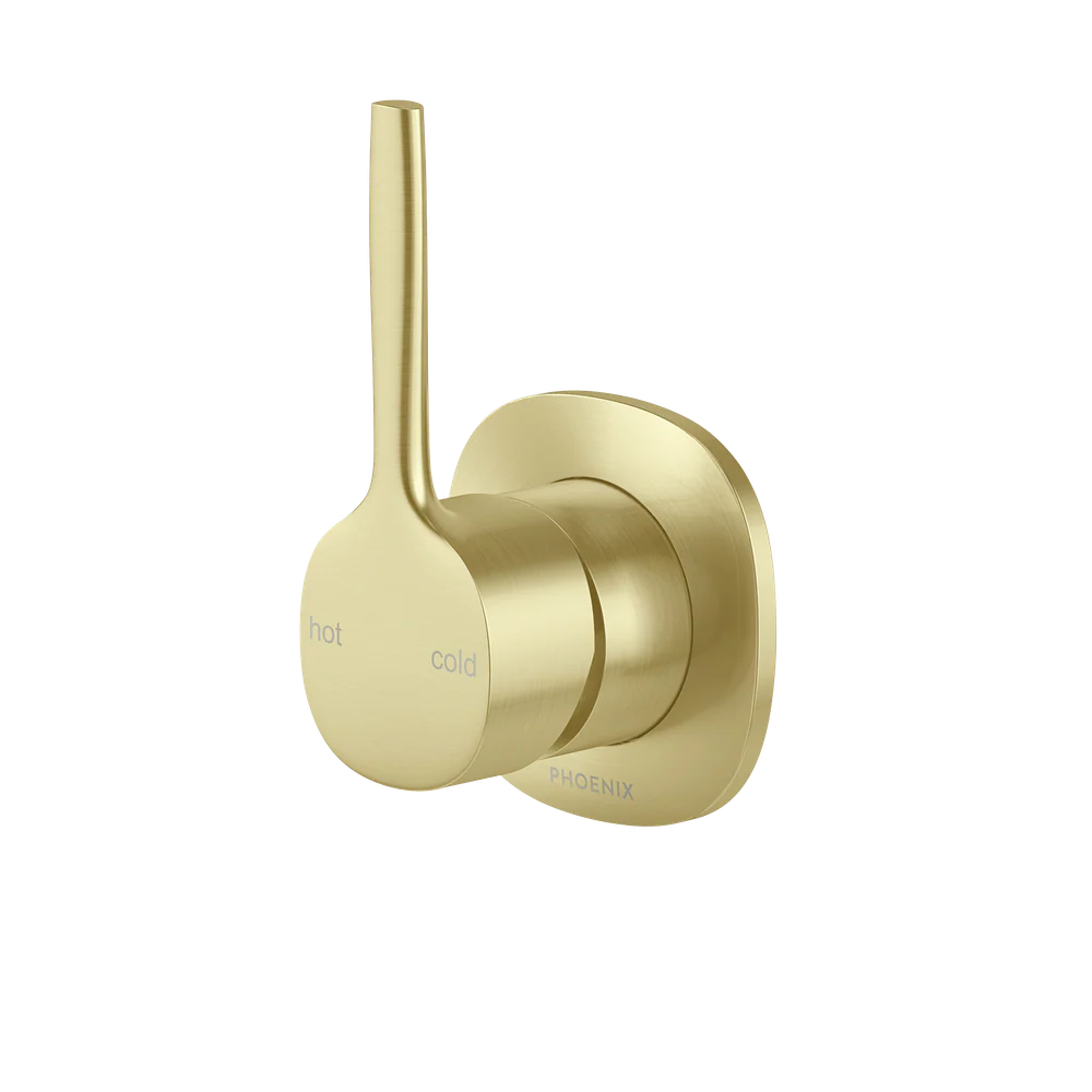 Phoenix Vask SwitchMix Shower/Wall Mixer Pin Up (Complete Kit) Lead Free Brushed Gold