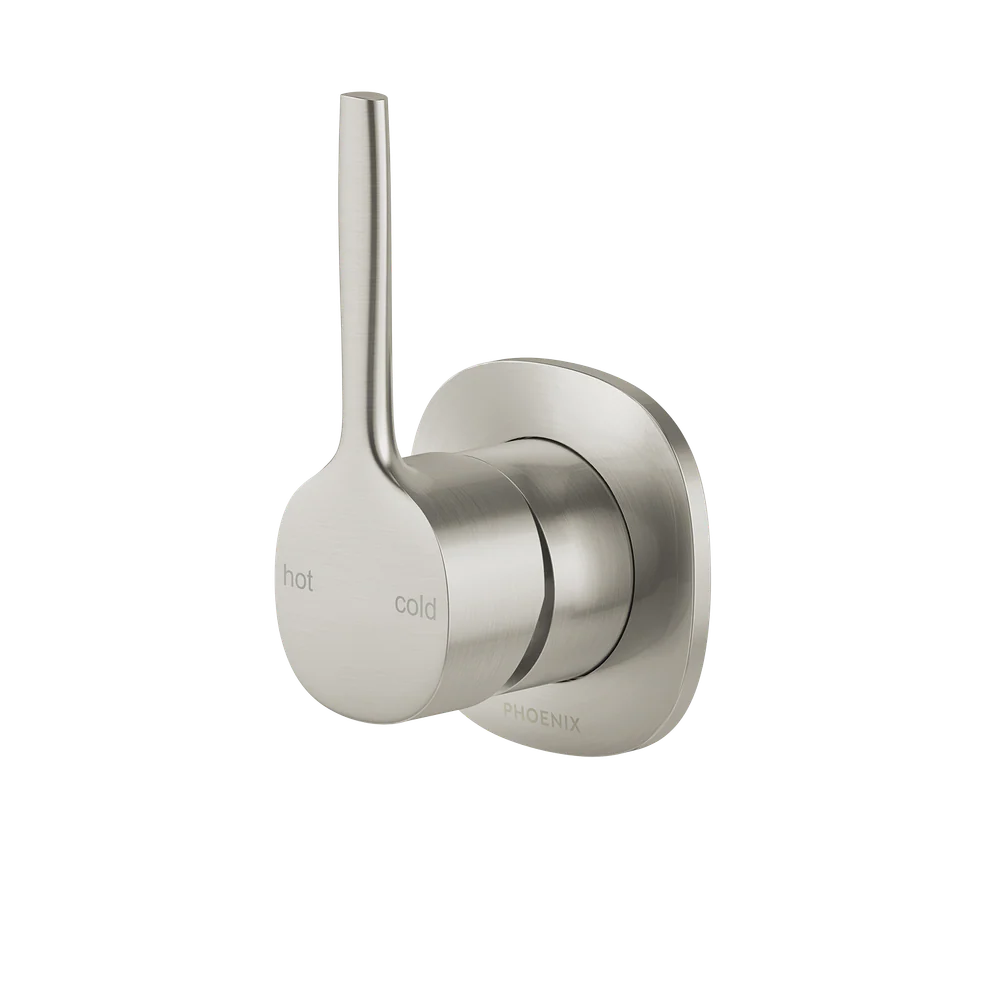 Phoenix Vask SwitchMix Shower/Wall Mixer Pin Up (Complete Kit) Lead Free Brushed Nickel