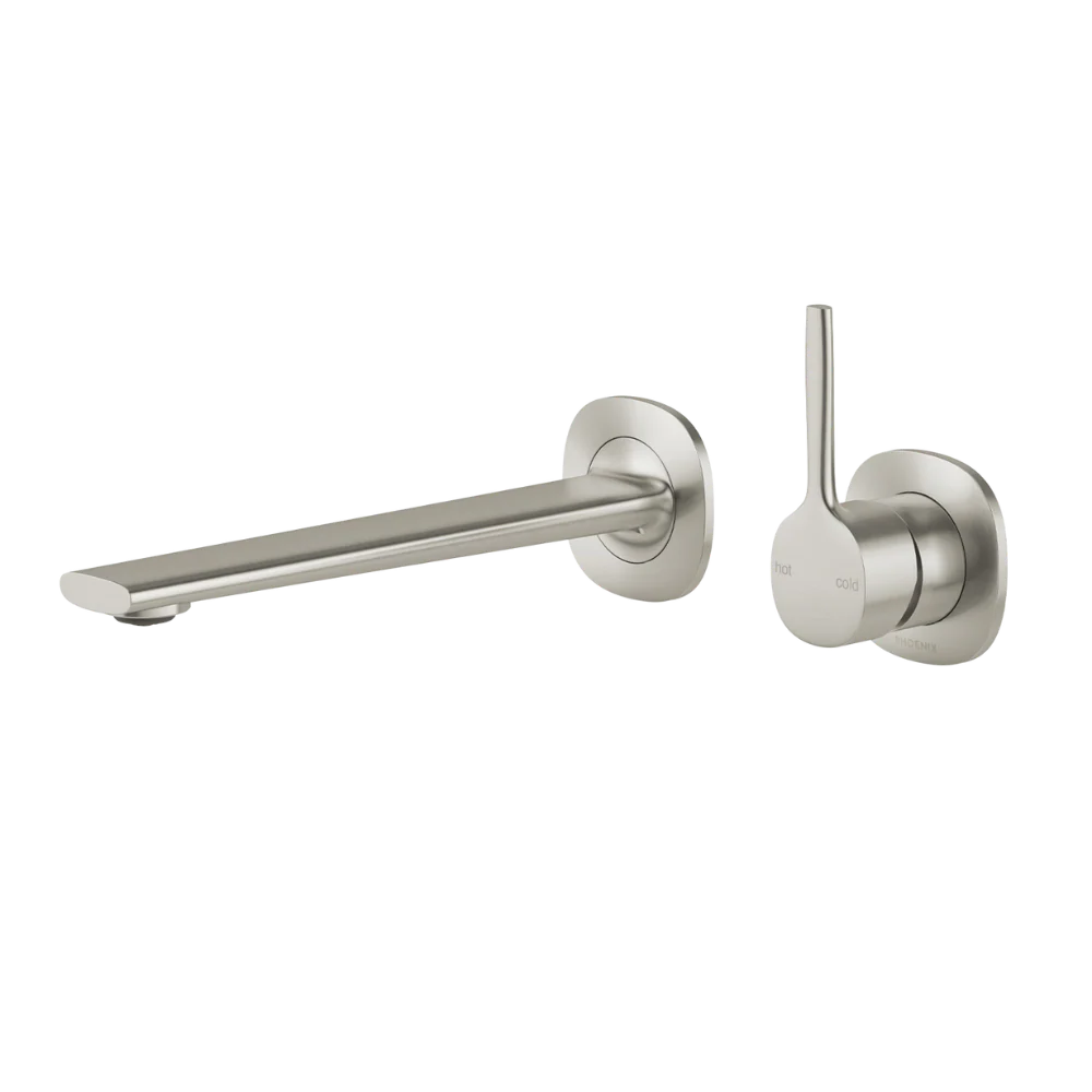 Phoenix Vask SwitchMix Wall Basin/Bath Mixer Set Pin Up (Fit-Off Kit) Lead Free Brushed Nickel - Image 3