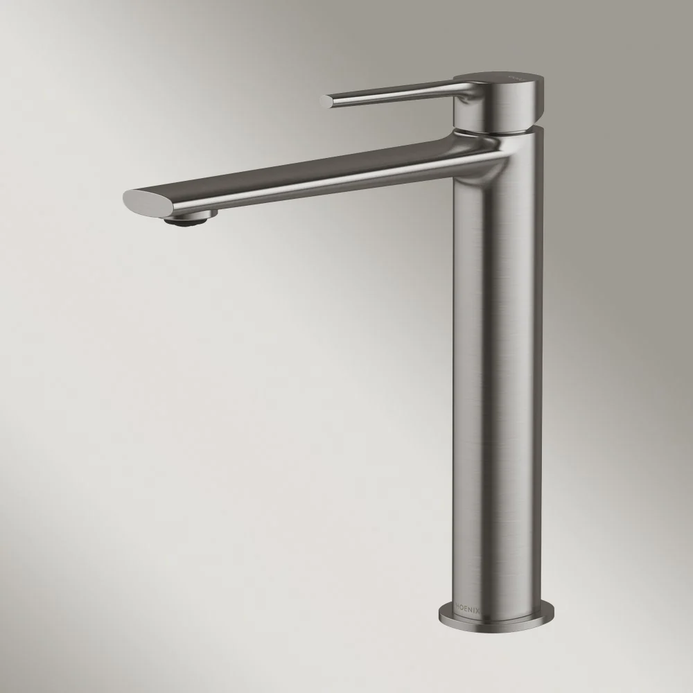 Phoenix Vask Vessel Mixer Brushed Carbon Lead Free - Image 2