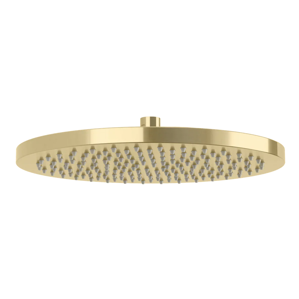 Phoenix Vivid Shower Rose 300mm Round Brushed Gold - Image 3