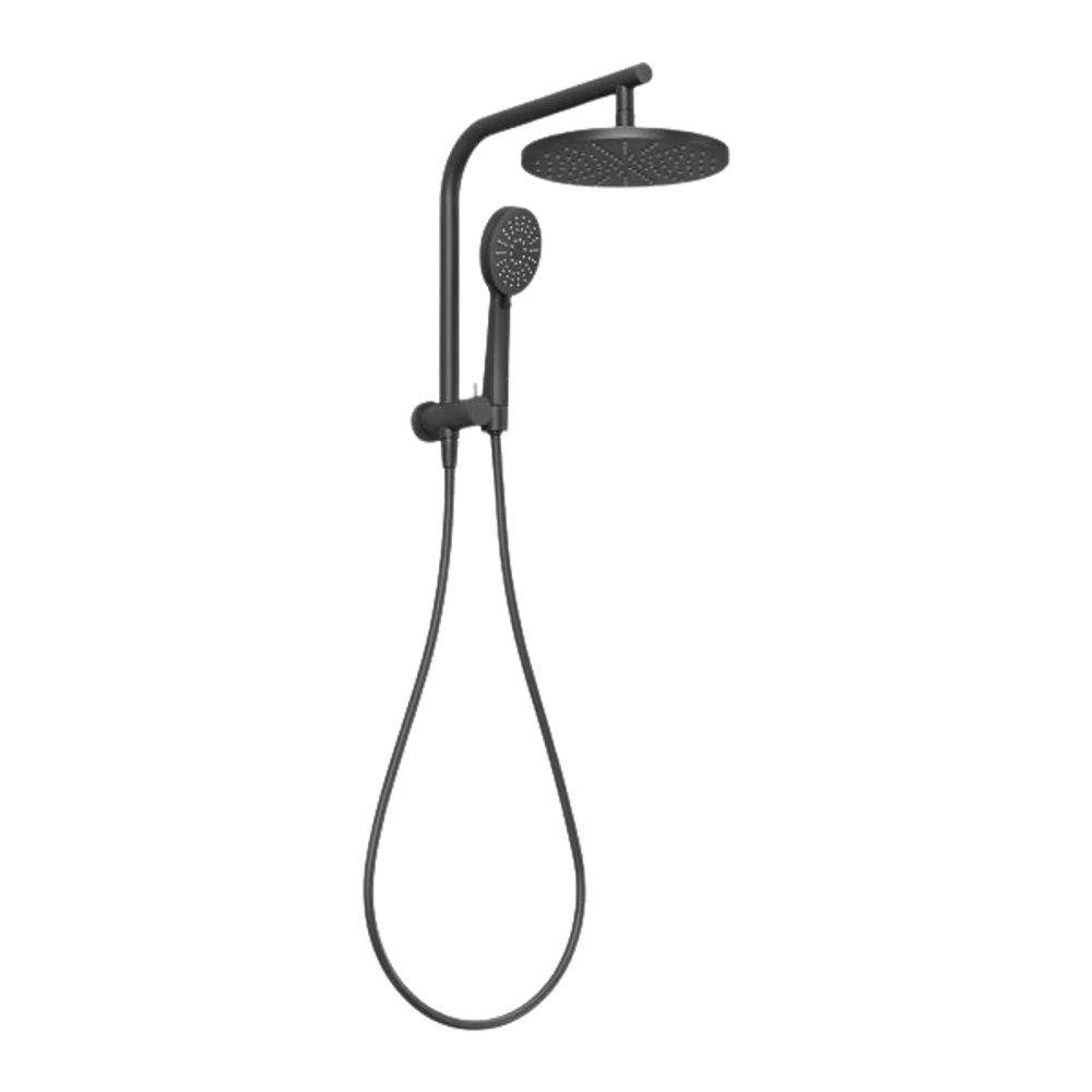 Phoenix Vivid Slimline Compact Twin Shower Matte Black - Image 3