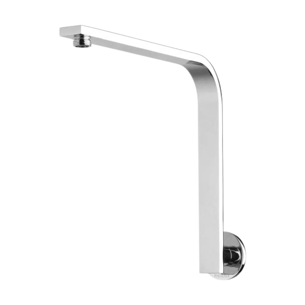 Phoenix Vivid Slimline High-Rise Shower Arm Round Plate Chrome