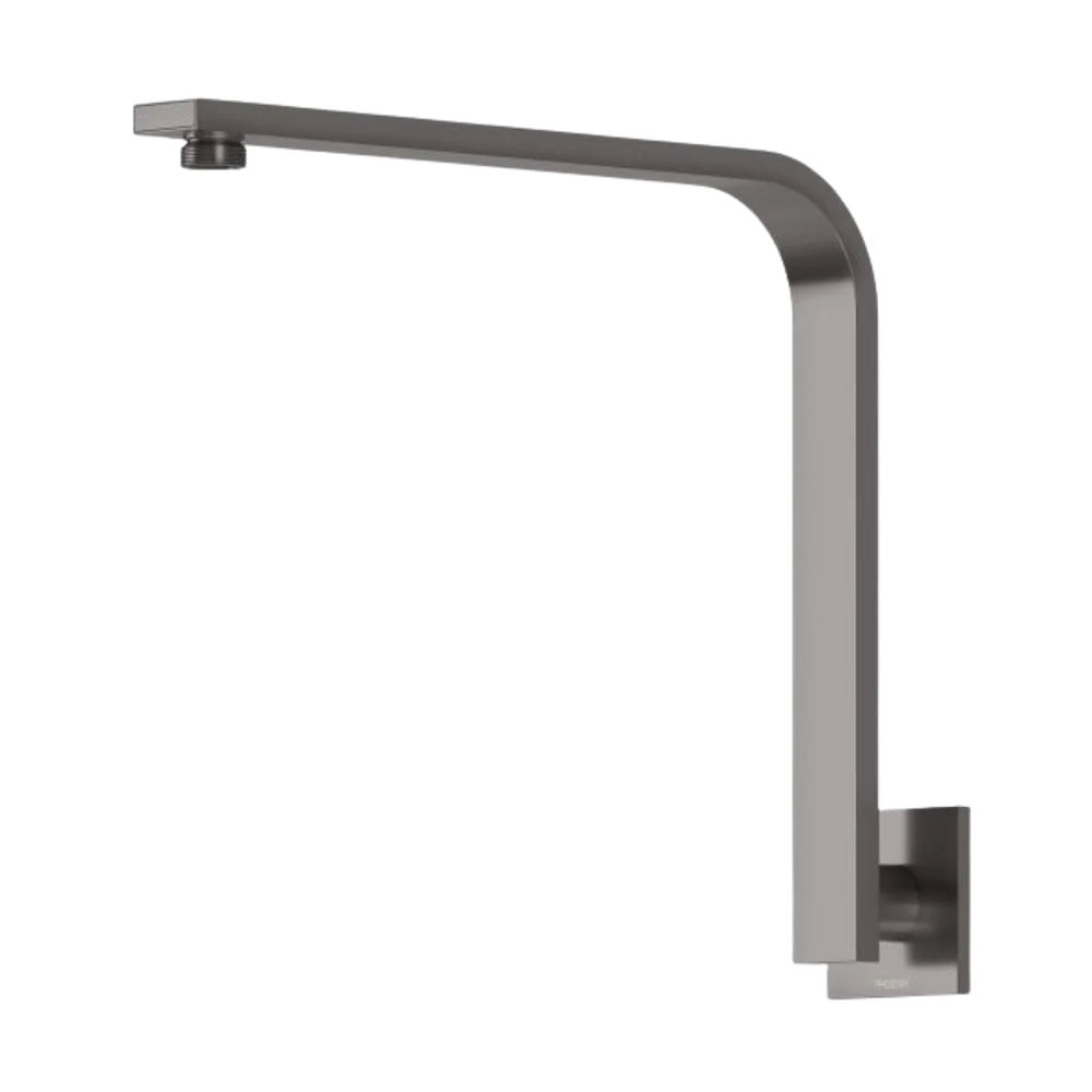 Phoenix Vivid Slimline High-Rise Shower Arm Square Plate Brushed Carbon - Image 3