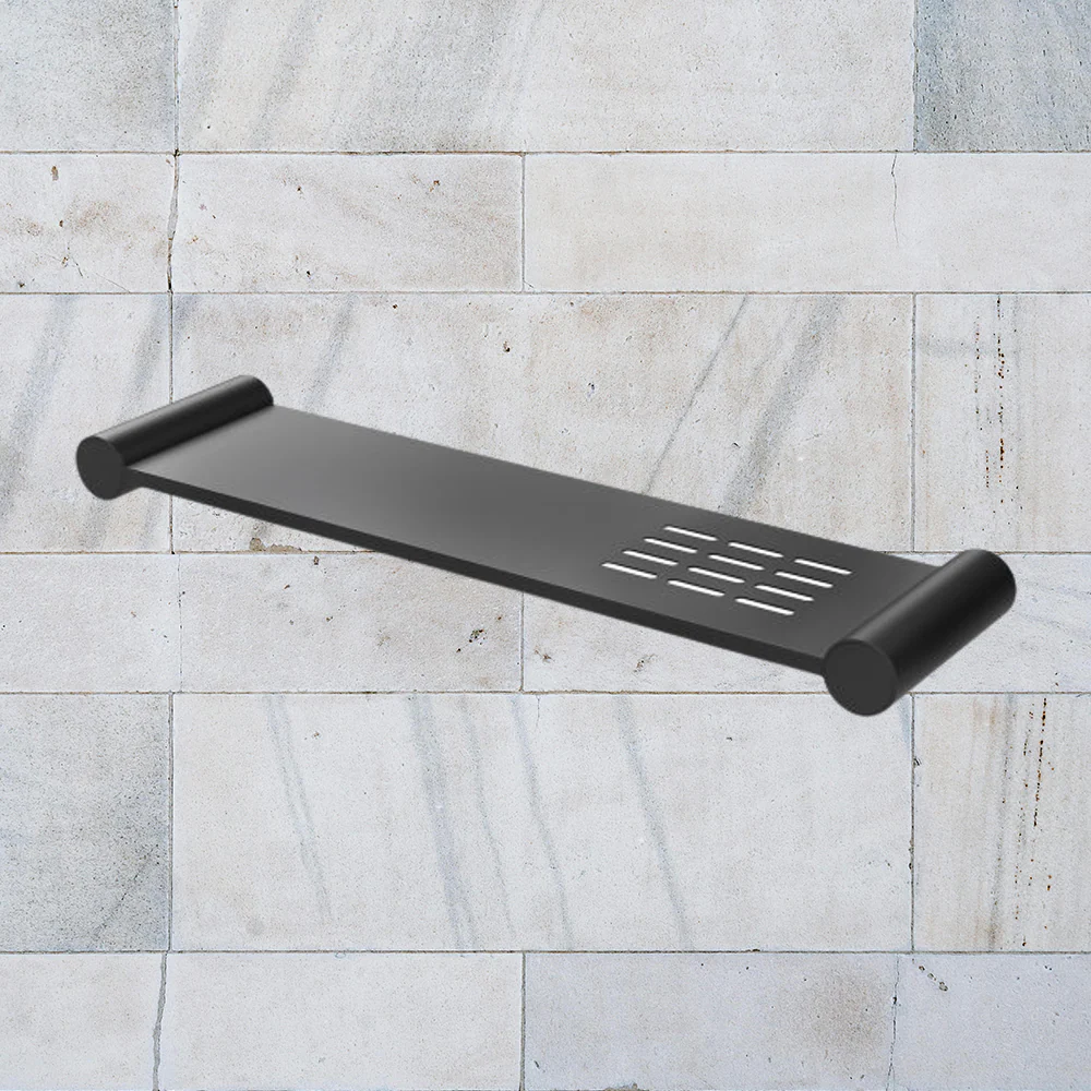 Phoenix Vivid Slimline Metal Shelf Matte Black - Image 2
