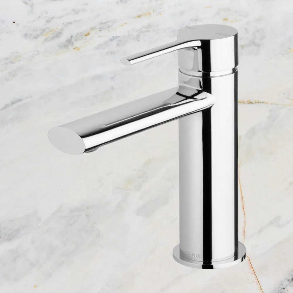 Phoenix Vivid Slimline Oval Basin Mixer Chrome - Image 2