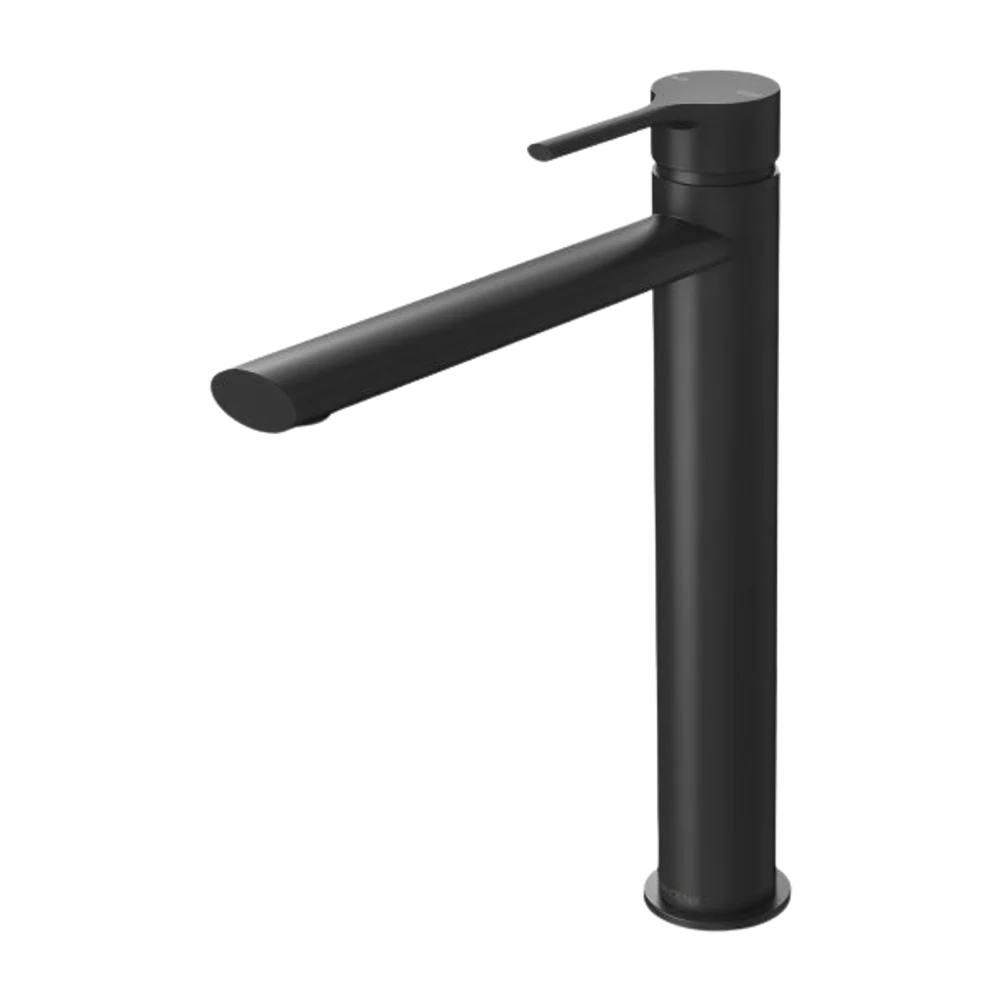 Phoenix Vivid Slimline Oval Vessel Mixer Matte Black - Image 3