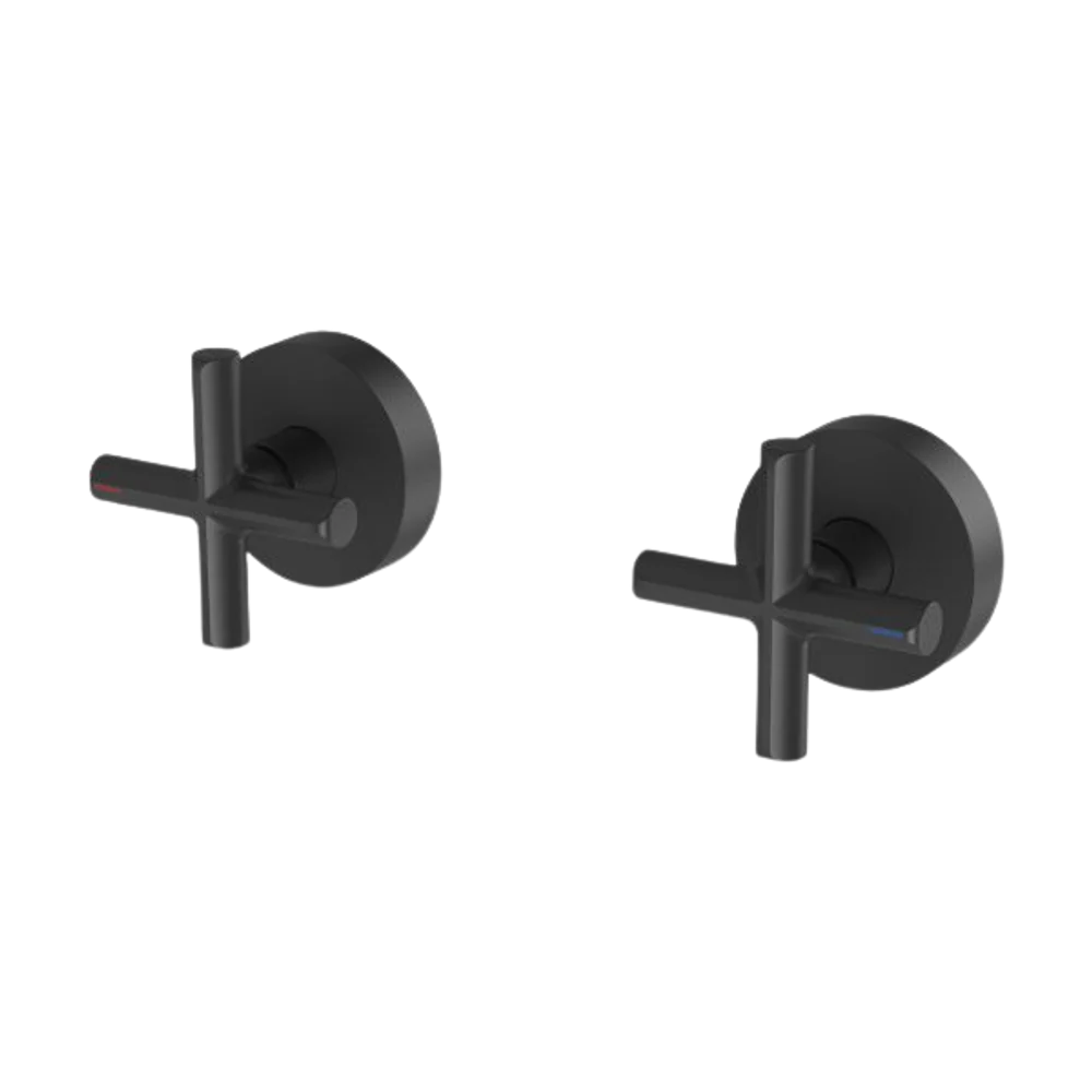 Phoenix Vivid Slimline Plus Wall Top Assemblies Matte Black Lead Free - Image 3
