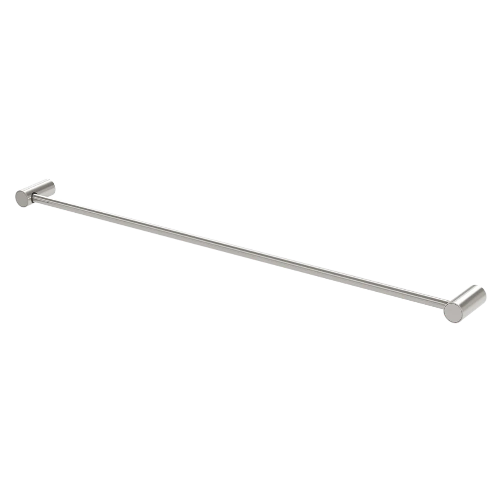 Phoenix Vivid Slimline Single Towel Rail 800mm Brushed Nickel