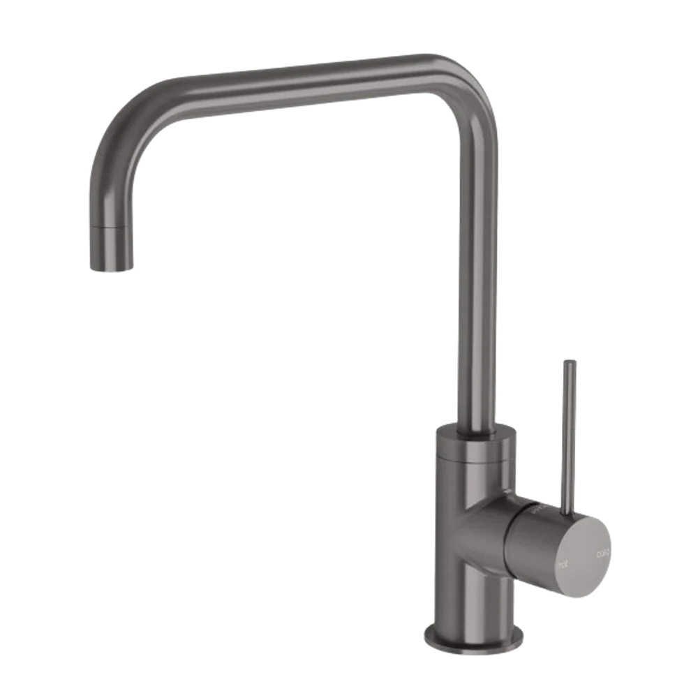 Phoenix Vivid Slimline Sink Mixer 220mm Squareline Brushed Carbon - Image 3