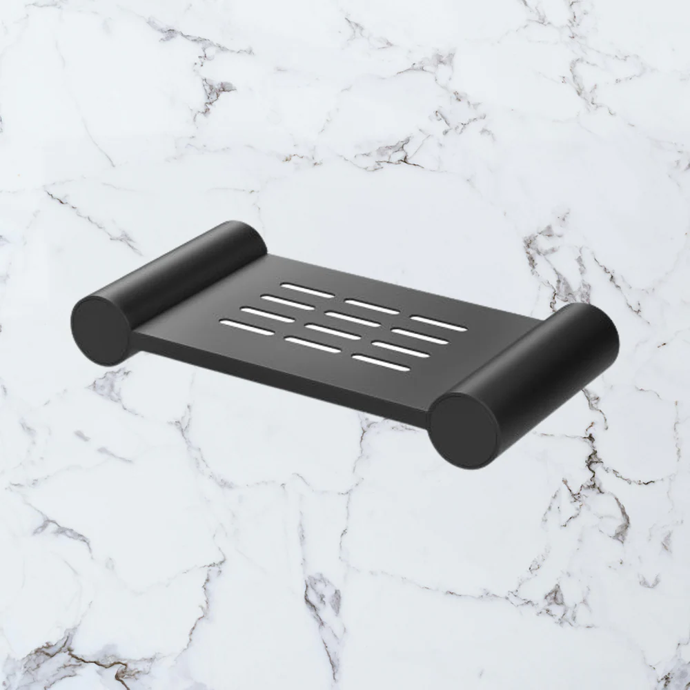 Phoenix Vivid Slimline Soap Dish Holder Matte Black - Image 2