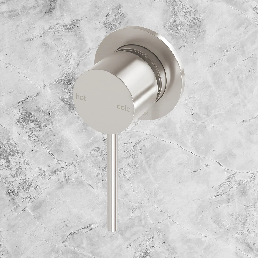 Phoenix Vivid Slimline SwitchMix Shower/Wall Mixer 60mm Backplate (Fit-Off Kit) Lead Free Brushed Nickel - Image 2