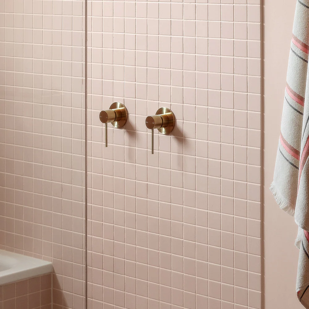 Phoenix Vivid Slimline SwitchMix Wall/Shower Mixer (Complete Kit) Lead Free Brushed Gold - Image 2